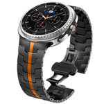 蝴蝶扣不鏽鋼錶帶，適用於Samsung Galaxy Watch8 / Watch8 Classic