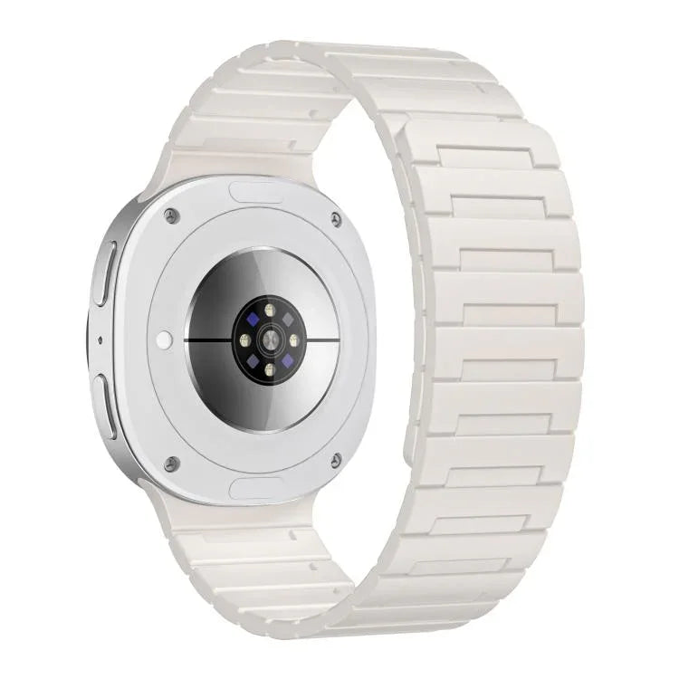 柔軟矽膠磁吸錶帶，適用於Samsung Galaxy Watch8 / Watch8 Classic