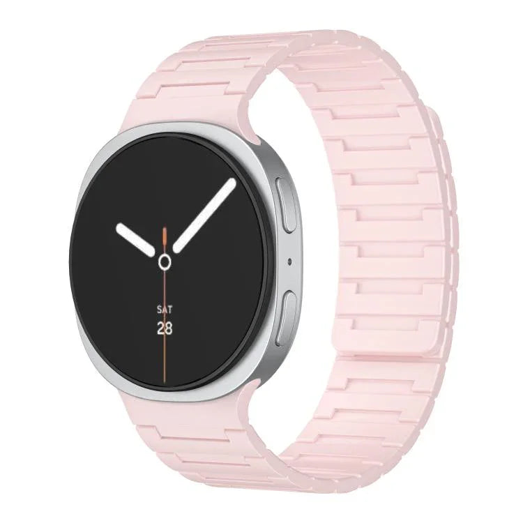 柔軟矽膠磁吸錶帶，適用於Samsung Galaxy Watch8 / Watch8 Classic