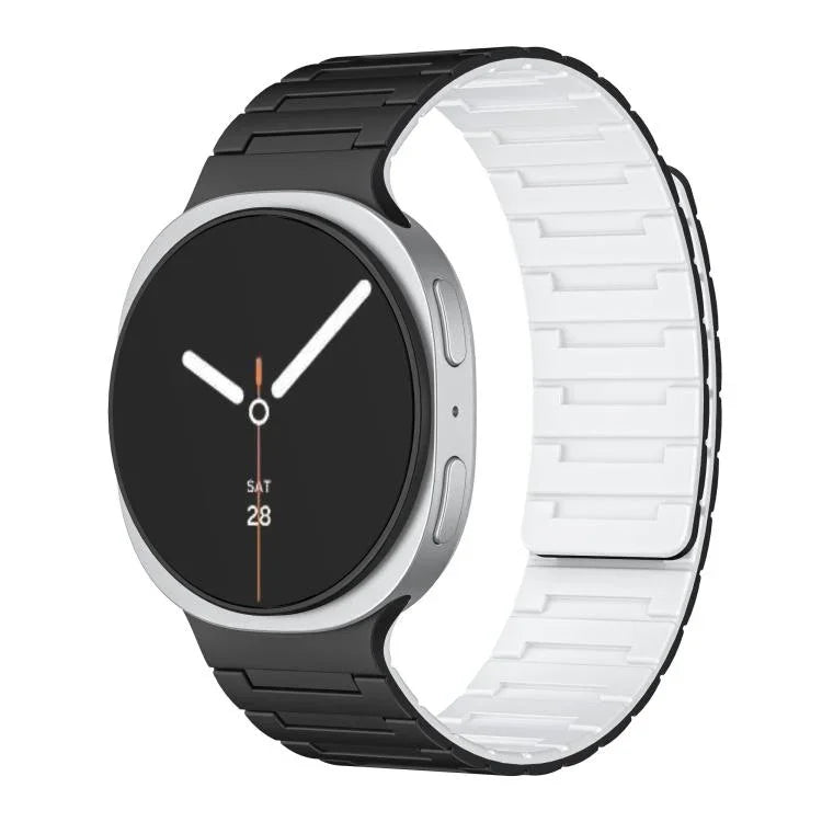 柔軟矽膠磁吸錶帶，適用於Samsung Galaxy Watch8 / Watch8 Classic