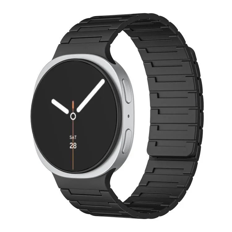 柔軟矽膠磁吸錶帶，適用於Samsung Galaxy Watch8 / Watch8 Classic