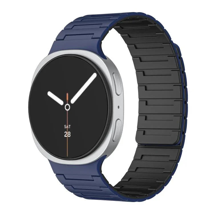 柔軟矽膠磁吸錶帶，適用於Samsung Galaxy Watch8 / Watch8 Classic