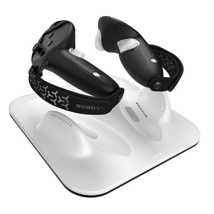 BOBOVR CD3 適用於 Meta Quest 3 / Meta Quest 3S VR 握把控制器充電座，適用於 Meta Quest 3S