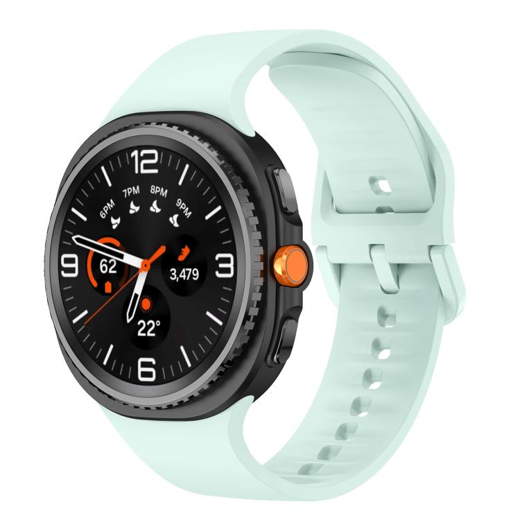 Flat Solid Color Silicone Watch Band, For Samsung Galaxy Watch8 / Watch8 Classic