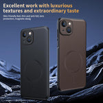 素面皮革MagSafe防震手機殼，適用於iPhone 15、iPhone 14 Plus、iPhone 14、iPhone 14 Pro、iPhone 14 Pro Max、iPhone 13 Pro Max、iPhone 13 Pro、iPhone 13