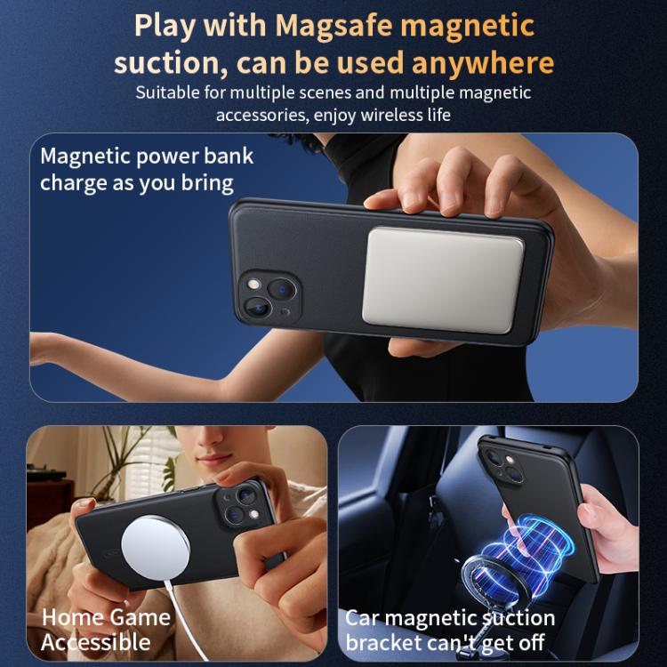 素面皮革MagSafe防震手機殼，適用於iPhone 15、iPhone 14 Plus、iPhone 14、iPhone 14 Pro、iPhone 14 Pro Max、iPhone 13 Pro Max、iPhone 13 Pro、iPhone 13