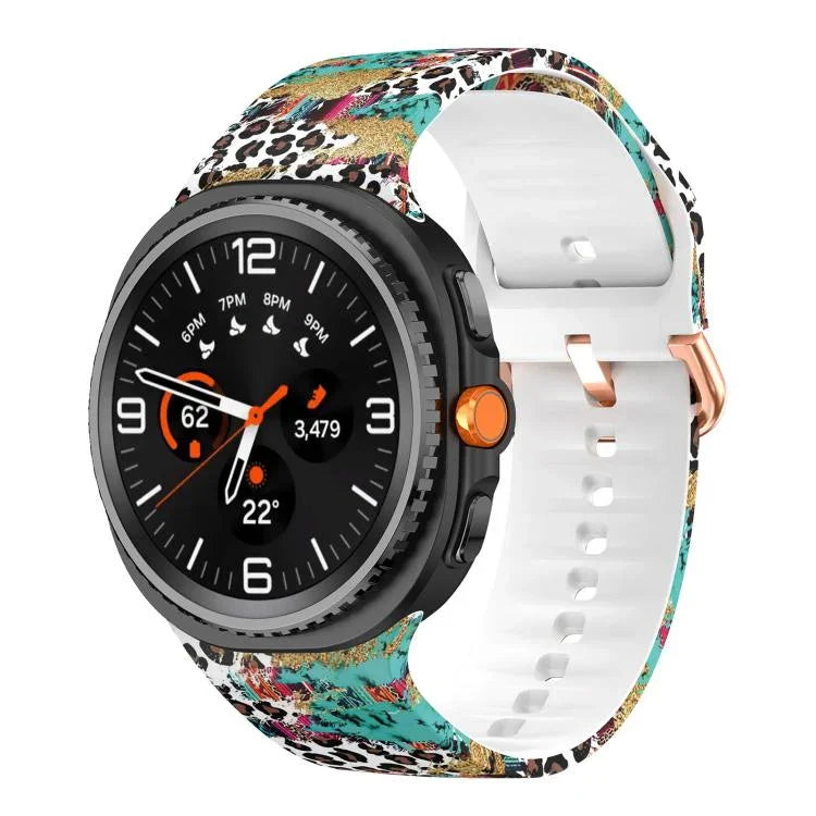 Printed Silicone Watch Band, For Samsung Galaxy Watch8 / Watch8 Classic
