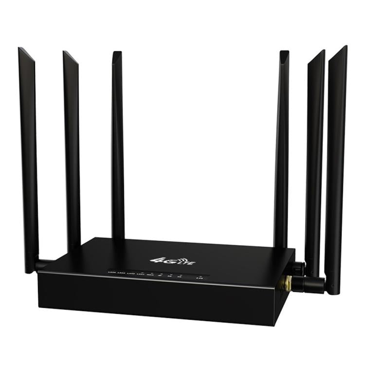 ED128-L 300Mbps 無線WiFi家用辦公SIM卡美版4G LTE工業路由器，美國插頭，歐洲插頭