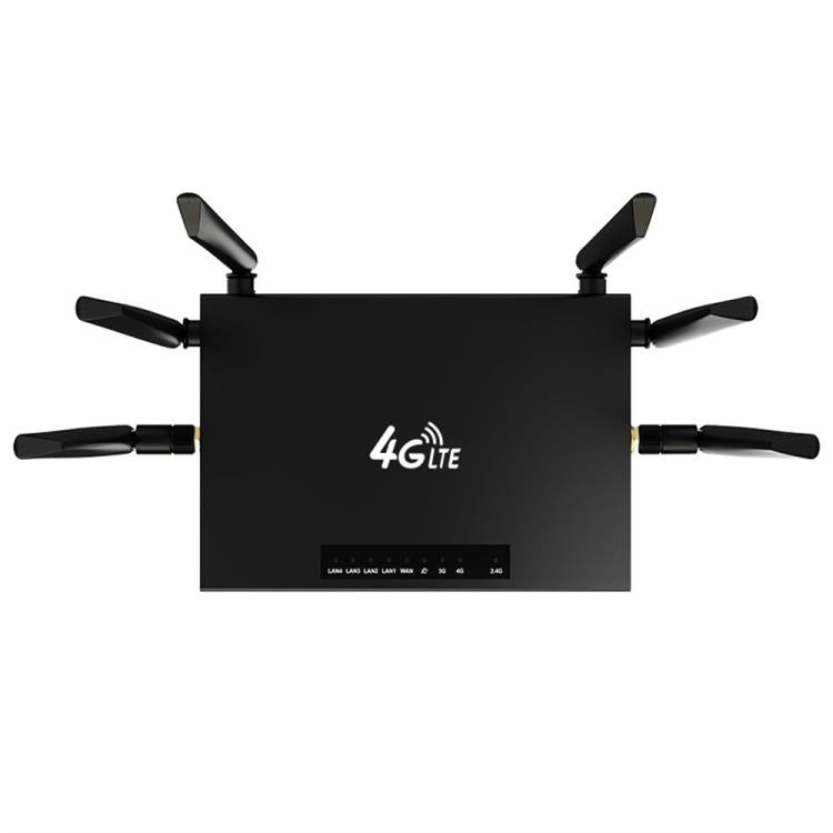 ED128-L 300Mbps 無線WiFi家用辦公SIM卡美版4G LTE工業路由器，美國插頭，歐洲插頭