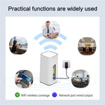 CPF101-E8 家用辦公SIM卡移動WiFi熱點 3個LAN口 亞歐版4G LTE路由器，美國插頭，歐洲插頭