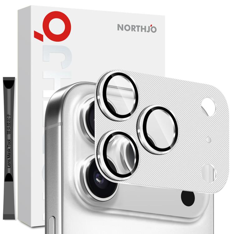 NORTHJO CD 靜脈相機鏡頭保護鋼化玻璃後鏡頭膜，適用於 iPhone 17 Pro Max、iPhone 17 Pro