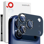 NORTHJO CD 靜脈相機鏡頭保護鋼化玻璃後鏡頭膜，適用於 iPhone 17 Pro Max、iPhone 17 Pro