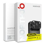 NORTHJO 磨砂相機鏡頭金屬保護鋼化玻璃後鏡頭膜，適用於 iPhone 17 Pro Max、iPhone 17 Pro