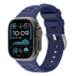 輪胎紋雙色矽膠錶帶，適用於Apple Watch 46mm / 49mm / 45mm / 44mm，42mm / 41mm / 40mm / 38mm