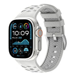 輪胎紋雙色矽膠錶帶，適用於Apple Watch 46mm / 49mm / 45mm / 44mm，42mm / 41mm / 40mm / 38mm