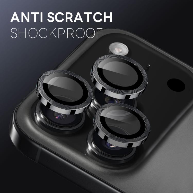 NORTHJO 相機鏡頭保護圈 CD 金屬環鋼化玻璃膜，適用於 iPhone 17 Pro / 17 Pro Max