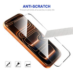 5片 ENKAY 加厚膠水無白邊高鋁矽鋼化玻璃膜，適用於 iPhone 17 Pro Max、iPhone 17 Pro、iPhone 17、iPhone Air