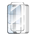 5片 ENKAY 加厚膠水無白邊高鋁矽鋼化玻璃膜，適用於 iPhone 17 Pro Max、iPhone 17 Pro、iPhone 17、iPhone Air