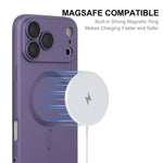 ENKAY MagSafe霧面TPU手機殼附鏡頭保護膜，適用於iPhone 17 Pro Max、iPhone 17 Pro、iPhone 17、iPhone Air