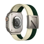 Z型磁扣雙色尼龍錶帶，適用於Apple Watch 46mm / 49mm / 45mm / 44mm，42mm / 41mm / 40mm / 38mm