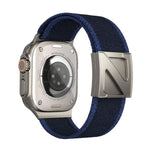 Z型磁扣雙色尼龍錶帶，適用於Apple Watch 46mm / 49mm / 45mm / 44mm，42mm / 41mm / 40mm / 38mm