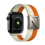 Z型磁扣雙色尼龍錶帶，適用於Apple Watch 46mm / 49mm / 45mm / 44mm，42mm / 41mm / 40mm / 38mm