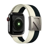 Z型磁扣雙色尼龍錶帶，適用於Apple Watch 46mm / 49mm / 45mm / 44mm，42mm / 41mm / 40mm / 38mm