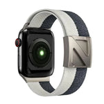 Z型磁扣雙色尼龍錶帶，適用於Apple Watch 46mm / 49mm / 45mm / 44mm，42mm / 41mm / 40mm / 38mm