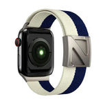 Z型磁扣雙色尼龍錶帶，適用於Apple Watch 46mm / 49mm / 45mm / 44mm，42mm / 41mm / 40mm / 38mm