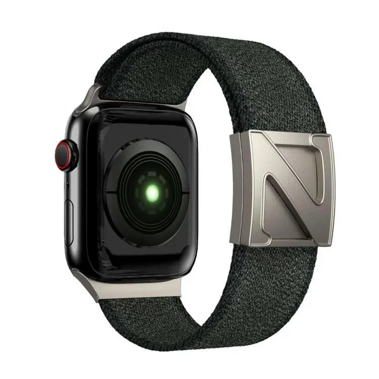 Z型磁扣雙色尼龍錶帶，適用於Apple Watch 46mm / 49mm / 45mm / 44mm，42mm / 41mm / 40mm / 38mm