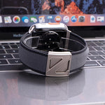 Z型磁扣雙色尼龍錶帶，適用於Apple Watch 46mm / 49mm / 45mm / 44mm，42mm / 41mm / 40mm / 38mm