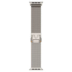 金屬扣粗網米蘭不鏽鋼錶帶，適用於Apple Watch 46mm / 49mm / 45mm / 44mm