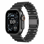 海浪磁扣不鏽鋼錶帶，適用於 Apple Watch 46mm / 49mm / 45mm / 44mm
