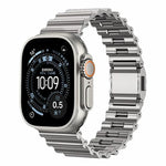 海浪磁扣不鏽鋼錶帶，適用於 Apple Watch 46mm / 49mm / 45mm / 44mm