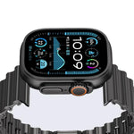 海浪磁扣不鏽鋼錶帶，適用於 Apple Watch 46mm / 49mm / 45mm / 44mm