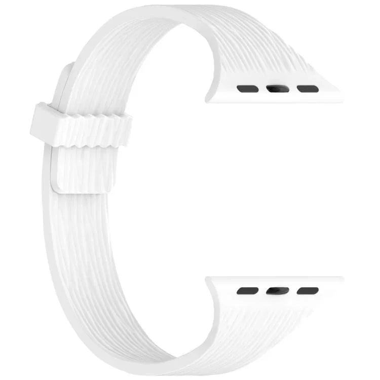 水紋木紋小腰磁性矽膠錶帶，適用於 Apple Watch 46mm / 49mm / 45mm / 44mm，適用於 Apple Watch 42mm / 41mm / 40mm / 38mm