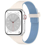 水紋木紋小腰磁性矽膠錶帶，適用於 Apple Watch 46mm / 49mm / 45mm / 44mm，適用於 Apple Watch 42mm / 41mm / 40mm / 38mm