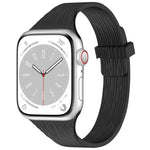水紋木紋小腰磁性矽膠錶帶，適用於 Apple Watch 46mm / 49mm / 45mm / 44mm，適用於 Apple Watch 42mm / 41mm / 40mm / 38mm