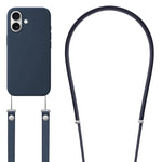 斜背仿尼龍磁吸液態彈出動畫液態矽膠手機殼，適用於iPhone 17 Pro Max、iPhone 17 Pro、iPhone 17