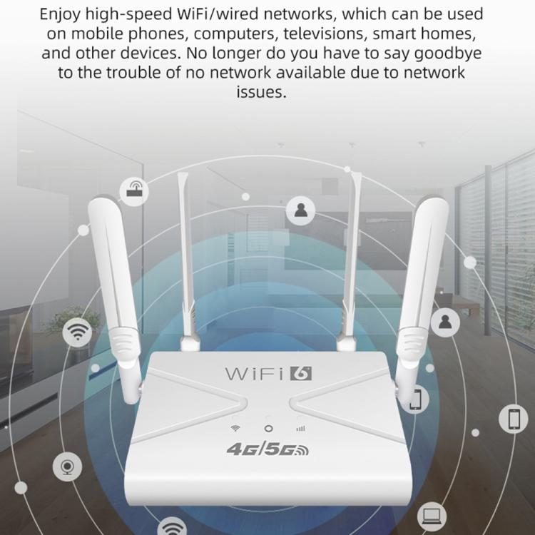 CPE907-E 亞歐版 150Mbps 下載速度 4天線 SIM 卡路由器 4G LTE WiFi 路由器，美規插頭，歐規插頭