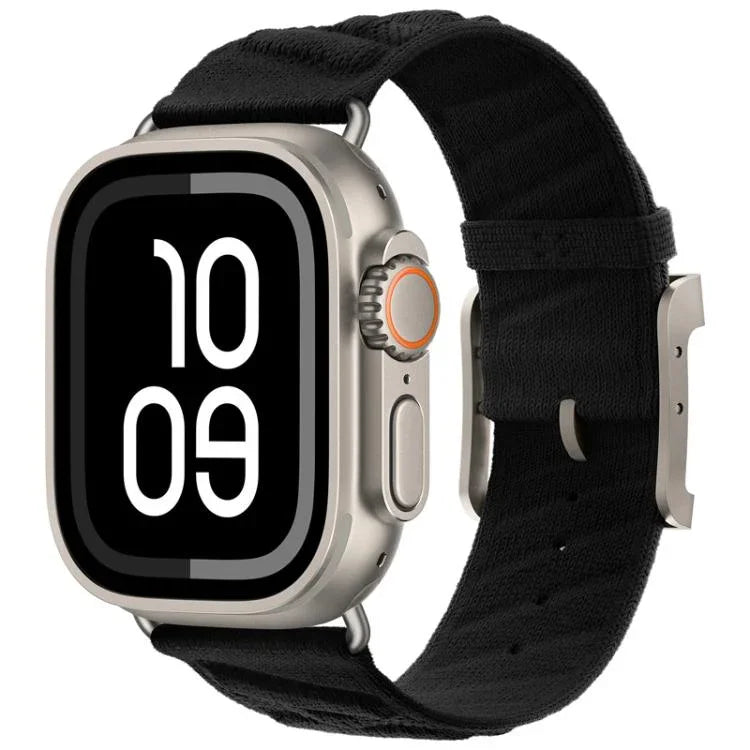 Style H 斜紋尼龍錶帶，適用於 Apple Watch 46mm / 49mm / 45mm / 44mm，適用於 Apple Watch 42mm / 41mm / 40mm / 38mm