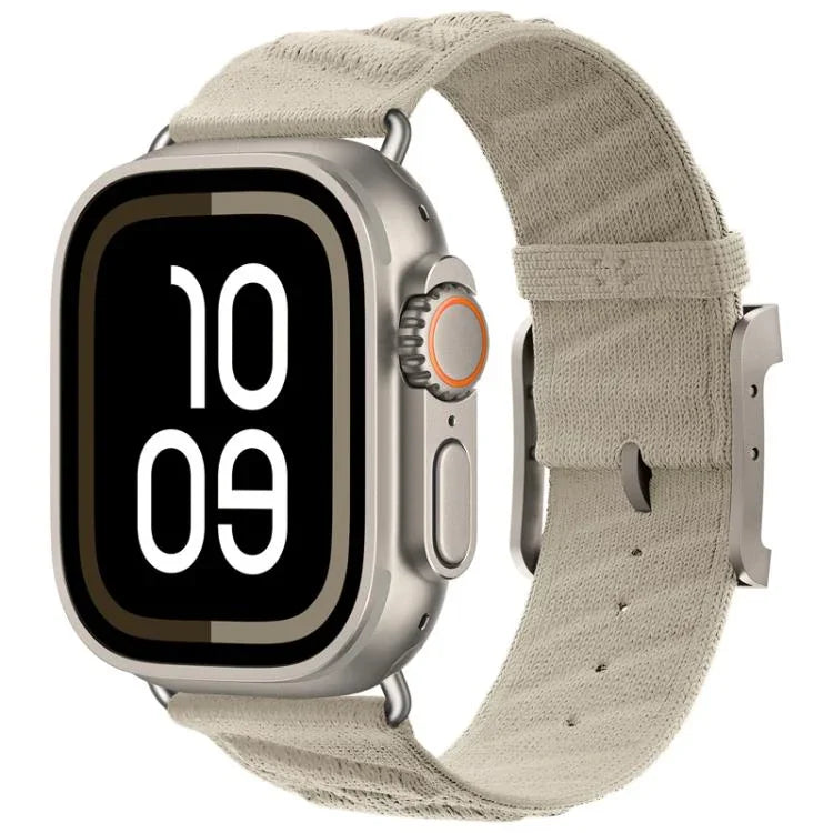 Style H 斜紋尼龍錶帶，適用於 Apple Watch 46mm / 49mm / 45mm / 44mm，適用於 Apple Watch 42mm / 41mm / 40mm / 38mm