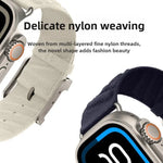 Style H 斜紋尼龍錶帶，適用於 Apple Watch 46mm / 49mm / 45mm / 44mm，適用於 Apple Watch 42mm / 41mm / 40mm / 38mm