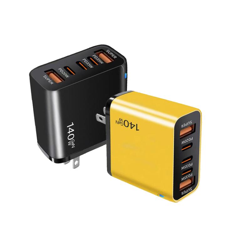TE-PD43 Type-C x 3，USB-A x 2 多埠手機 / 平板充電器，美規插頭，美規插頭