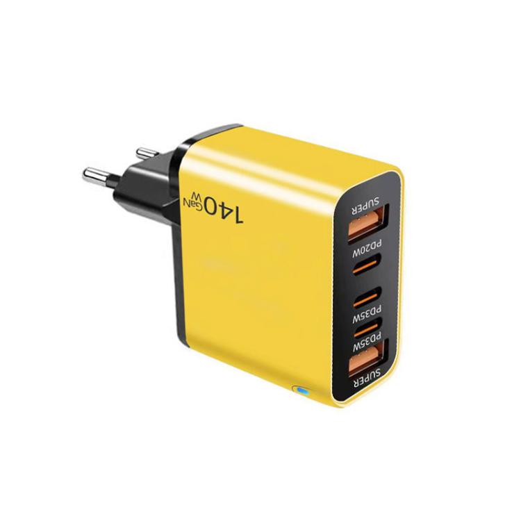 TE-PD43 Type-C x 3，USB-A x 2 多埠手機 / 平板充電器，歐規插頭，歐規插頭