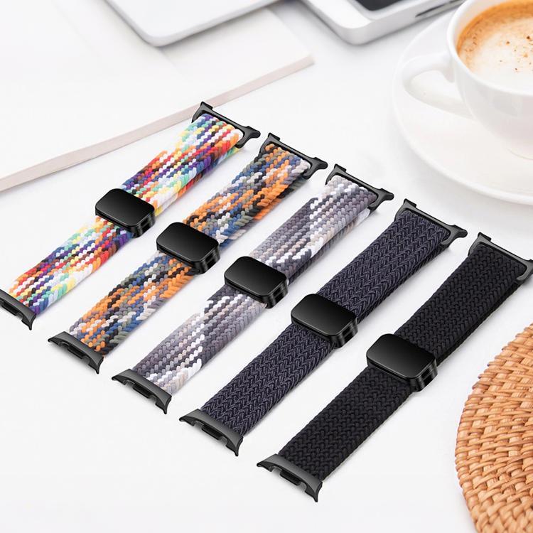 磁吸扣彈性尼龍編織錶帶，適用於 Samsung Galaxy Watch8 / Watch8 Classic
