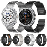 磁吸扣不鏽鋼錶帶，適用於 Samsung Galaxy Watch8 / Watch8 Classic