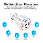 TE-P51 75W USB-C x 3 + USB x 2多口車載充電器，TE-P51