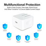 A3365 PD40W USB-C / Type-C 介面可摺疊充電器，附 Type-C 對 Type-C 數據線，美規插頭，美規插頭 + 1米 Type-C 線，美規插頭 + 2米 Type-C 線