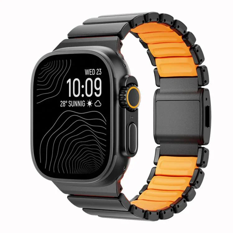 Norman 磁扣鈦金屬錶帶，適用於 Apple Watch 46mm / 49mm / 45mm / 44mm